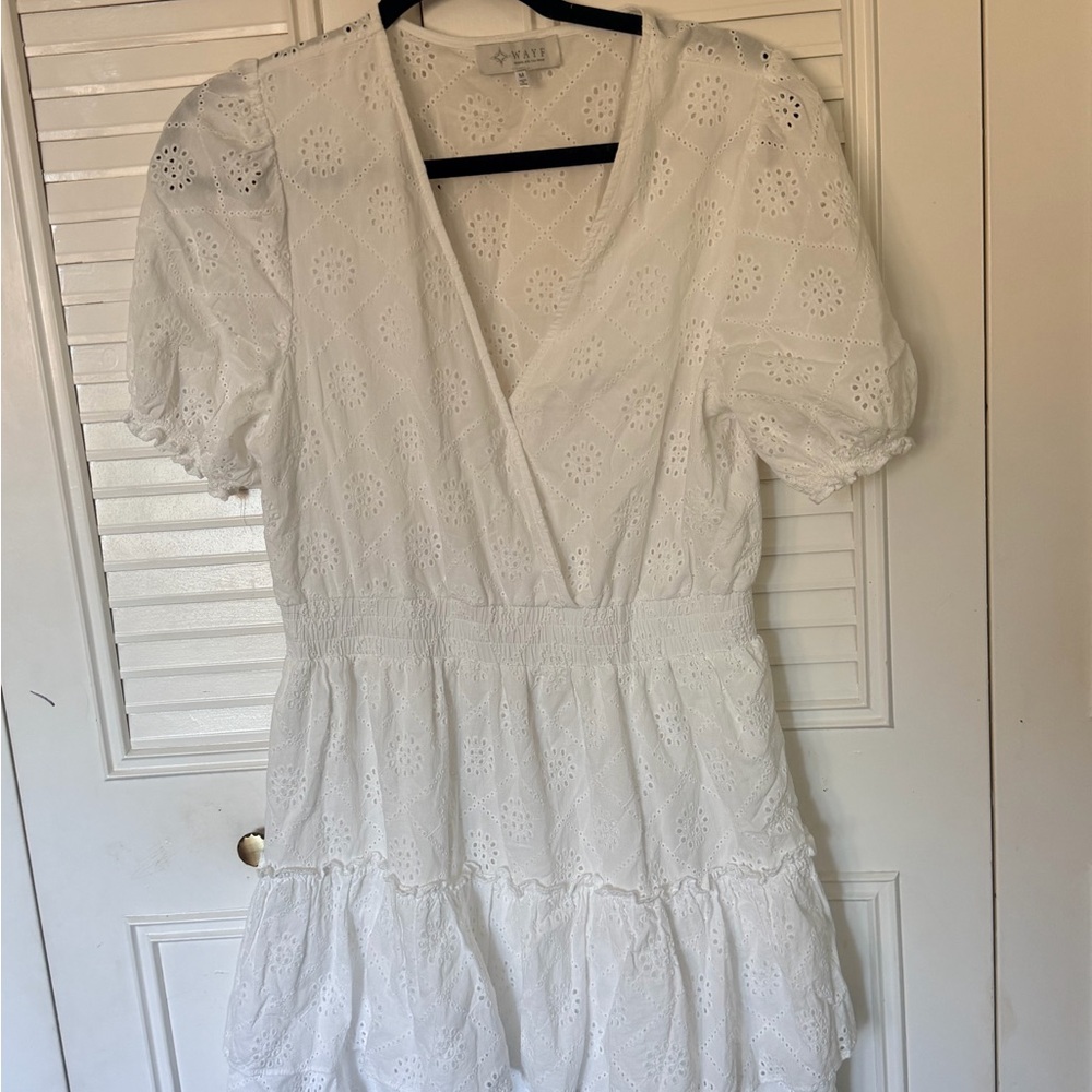 Wayf 100% cotton White Dress